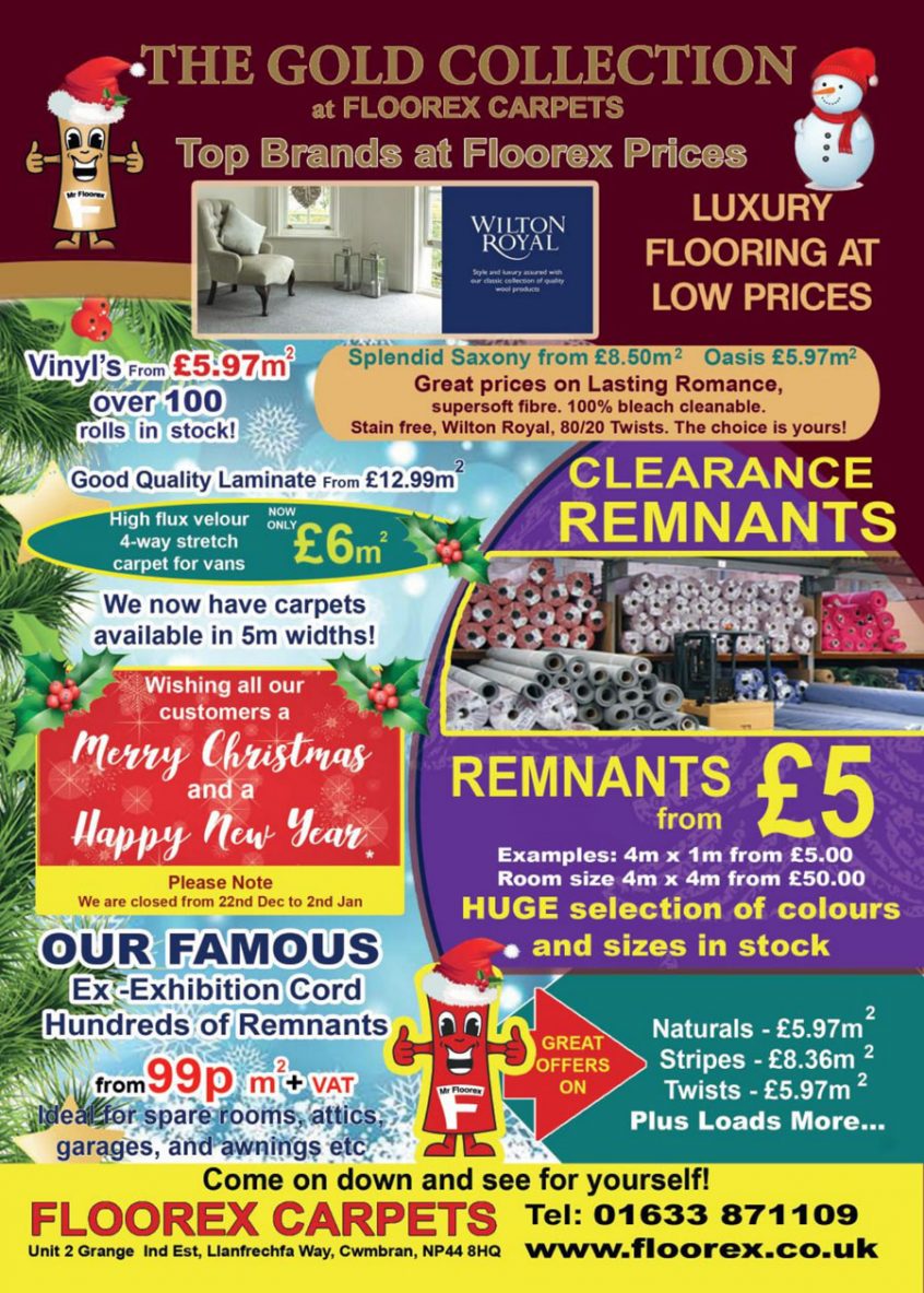 Floorex Xmas Go Local Advert